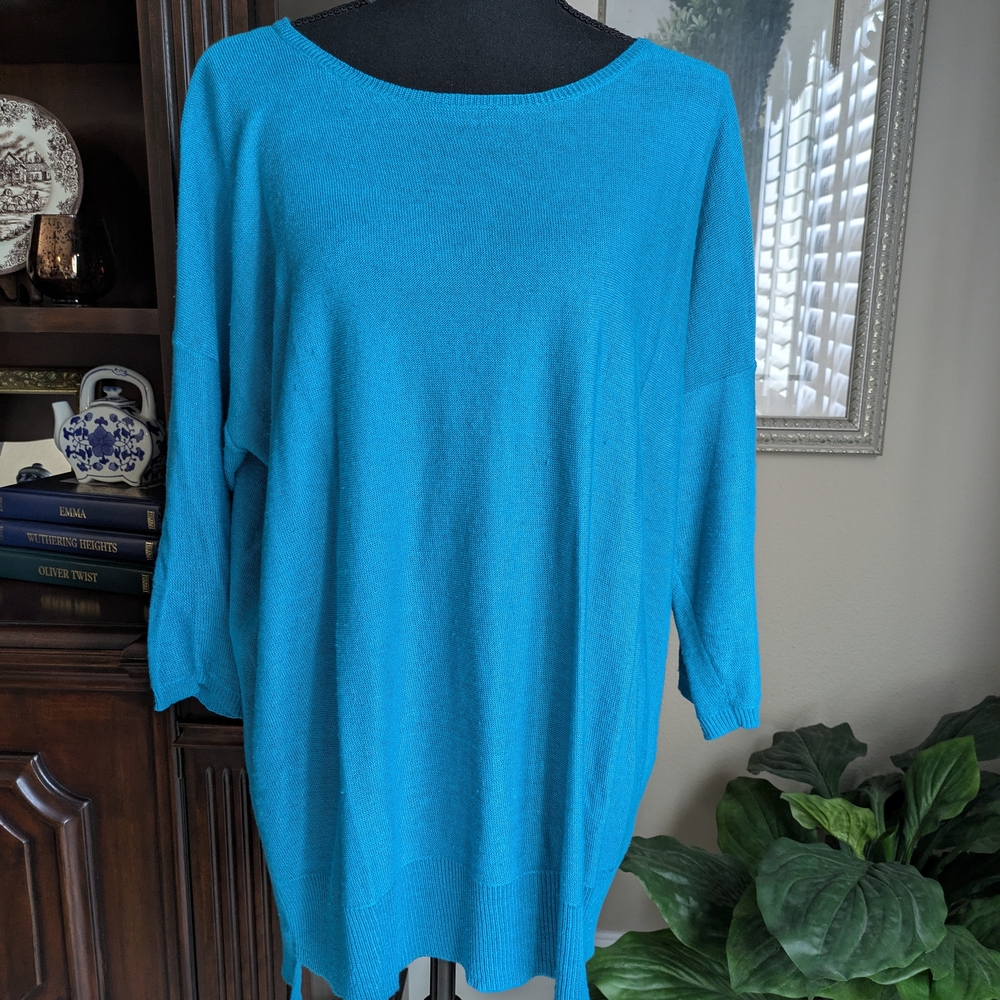 Foxcroft Slub Knit Oversized Sweater